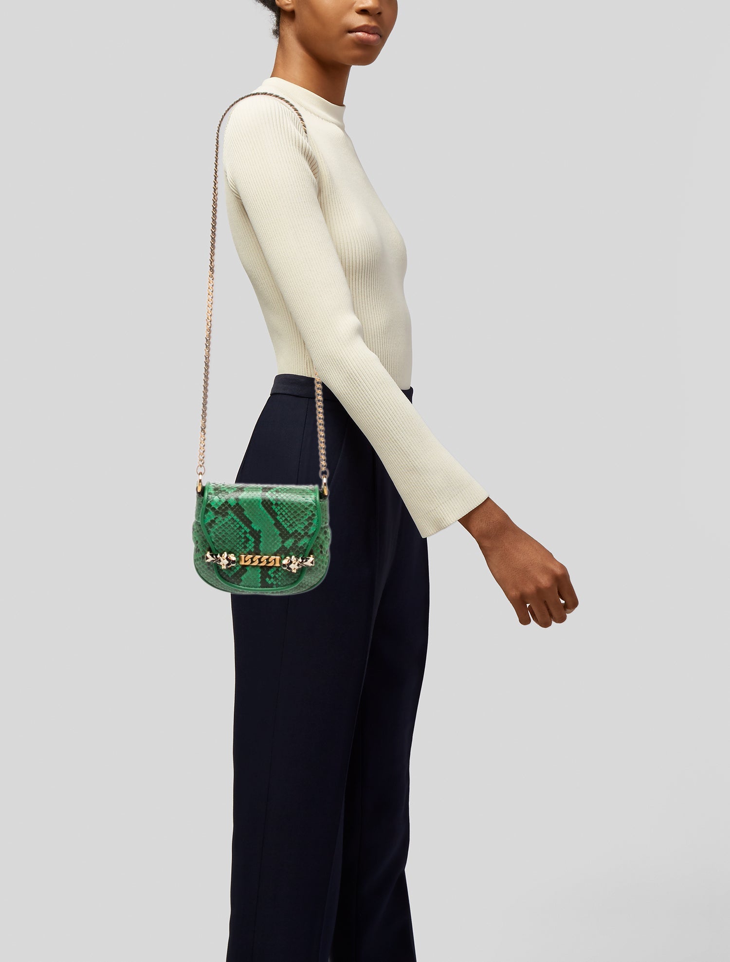Gucci Snakeskin Tigrette