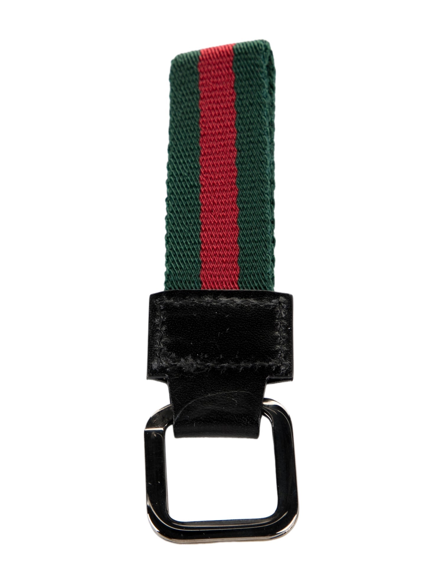 Gucci Web accent keychain
