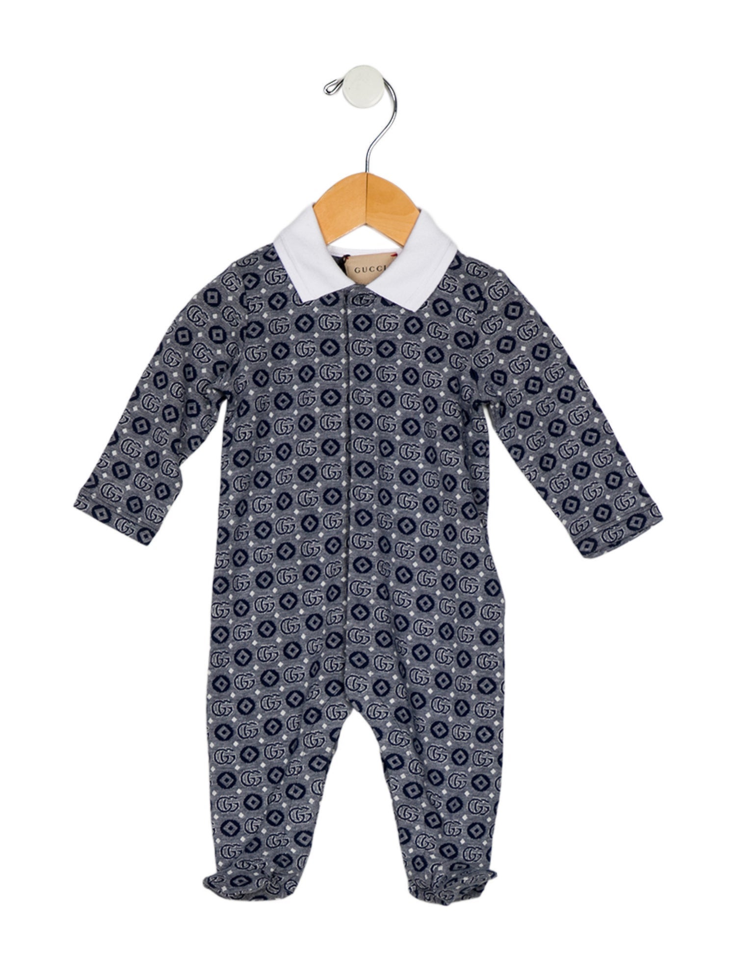 Gucci Cotton blue and white patterned two-piece set w/Tags