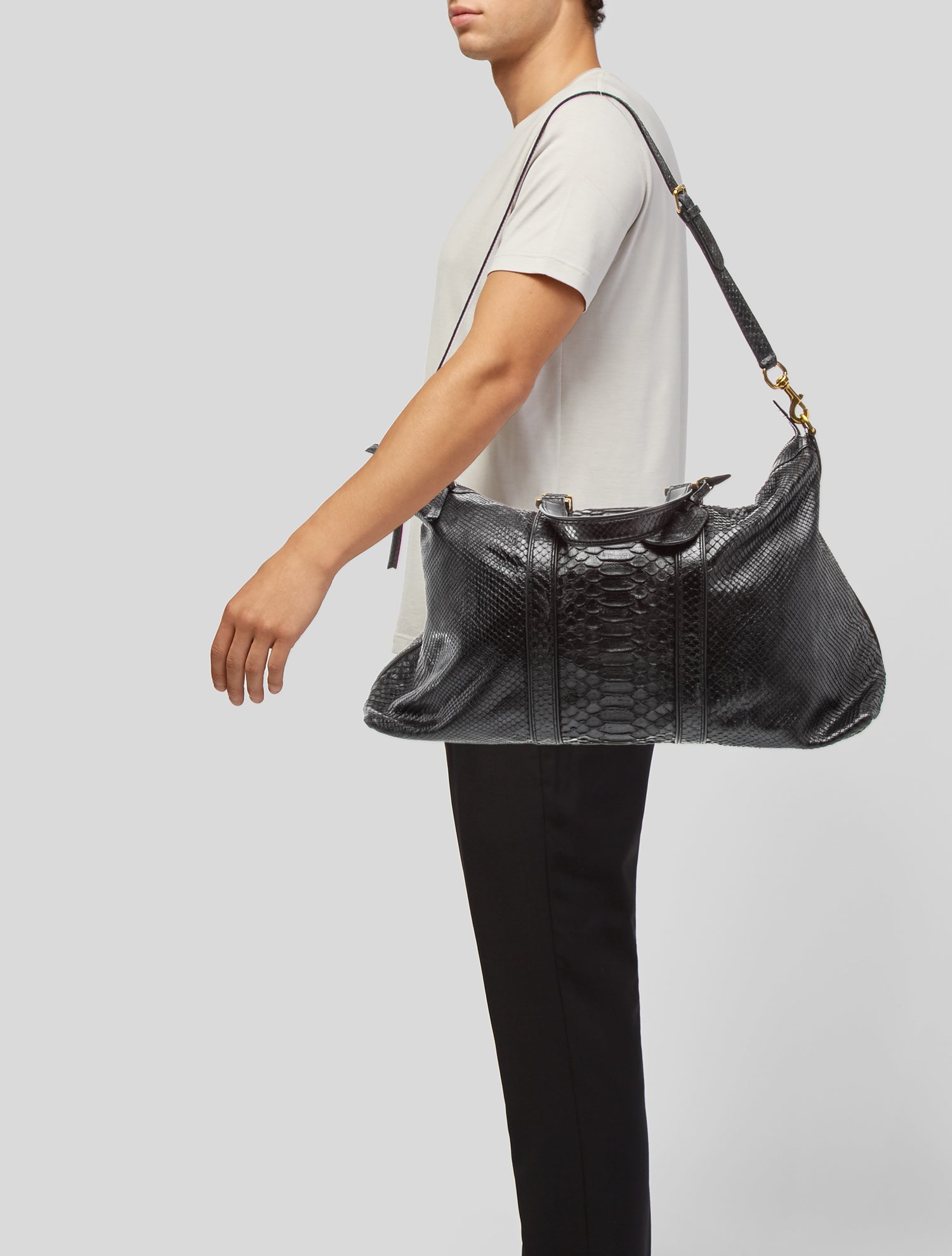 Gucci Python Weekender Bag