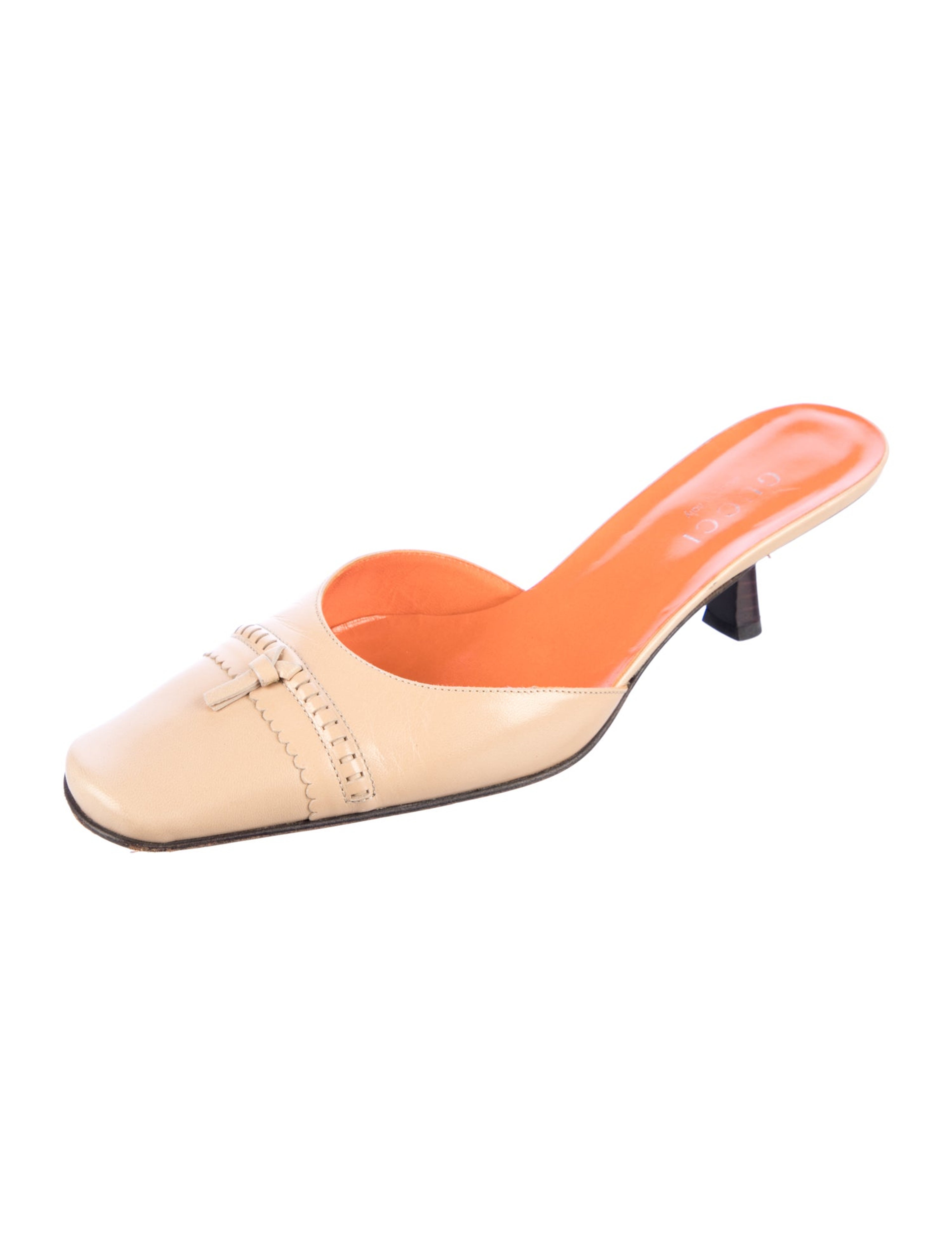 Horsebit Accent Leather Mules