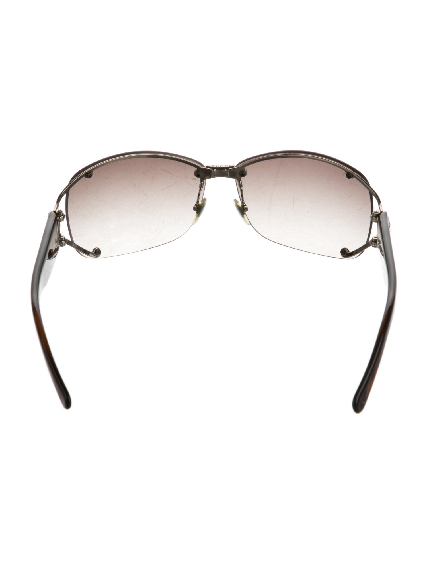 Gucci Interlocking G Logo Shield Sunglasses