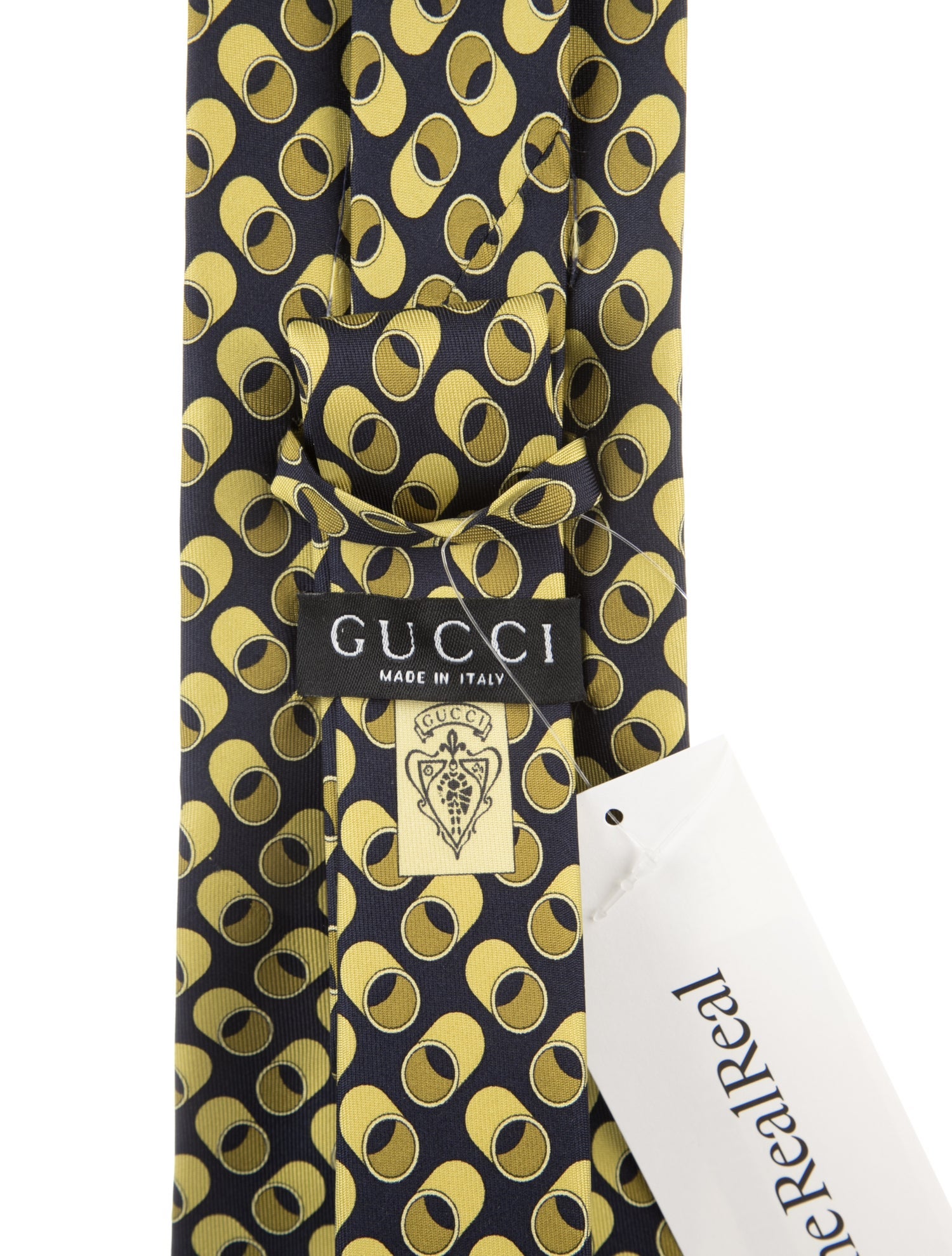 Gucci Gucci Silk Pattern Neck Tie