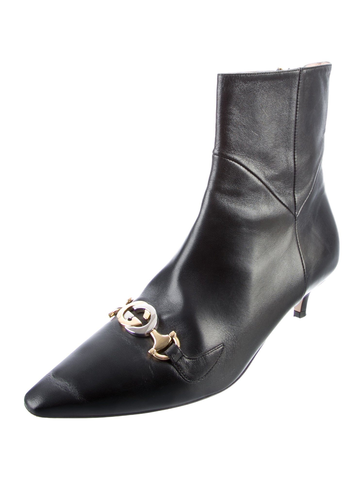 Gucci Interlocking G Horsebit Leather Boots