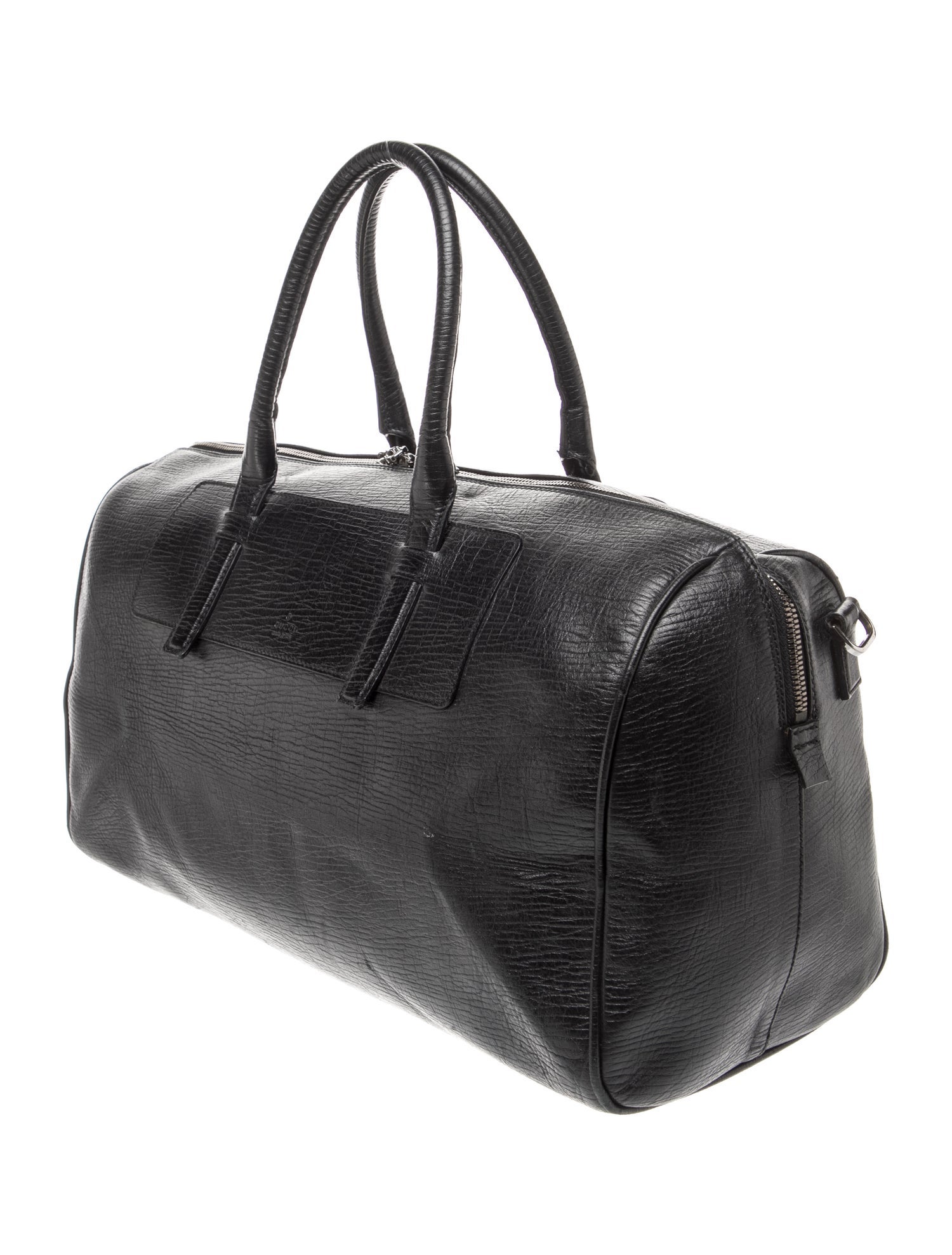 Gucci Leather Weekender Bag