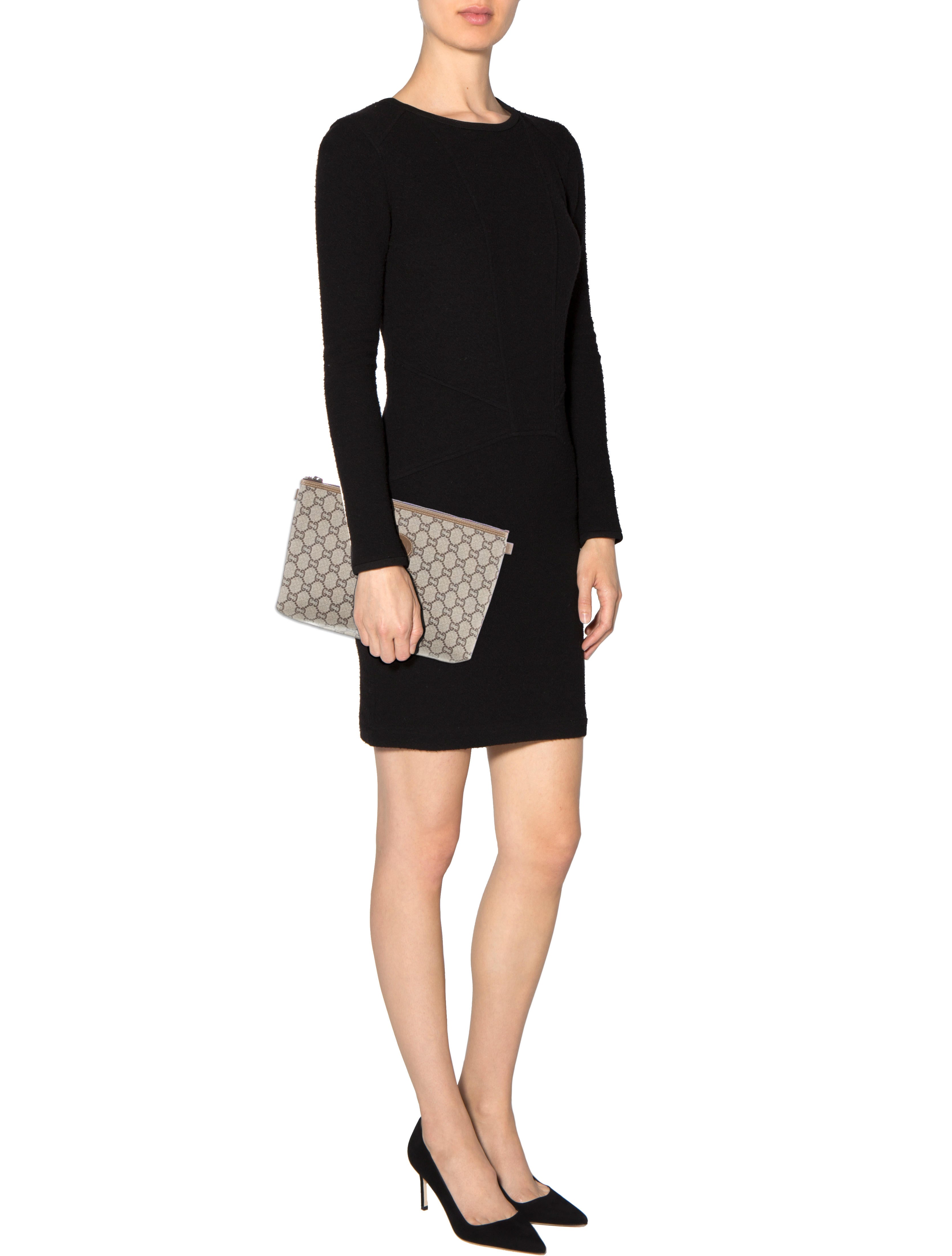 gucci vintage gg plus clutch - handbags - guc208514 | the