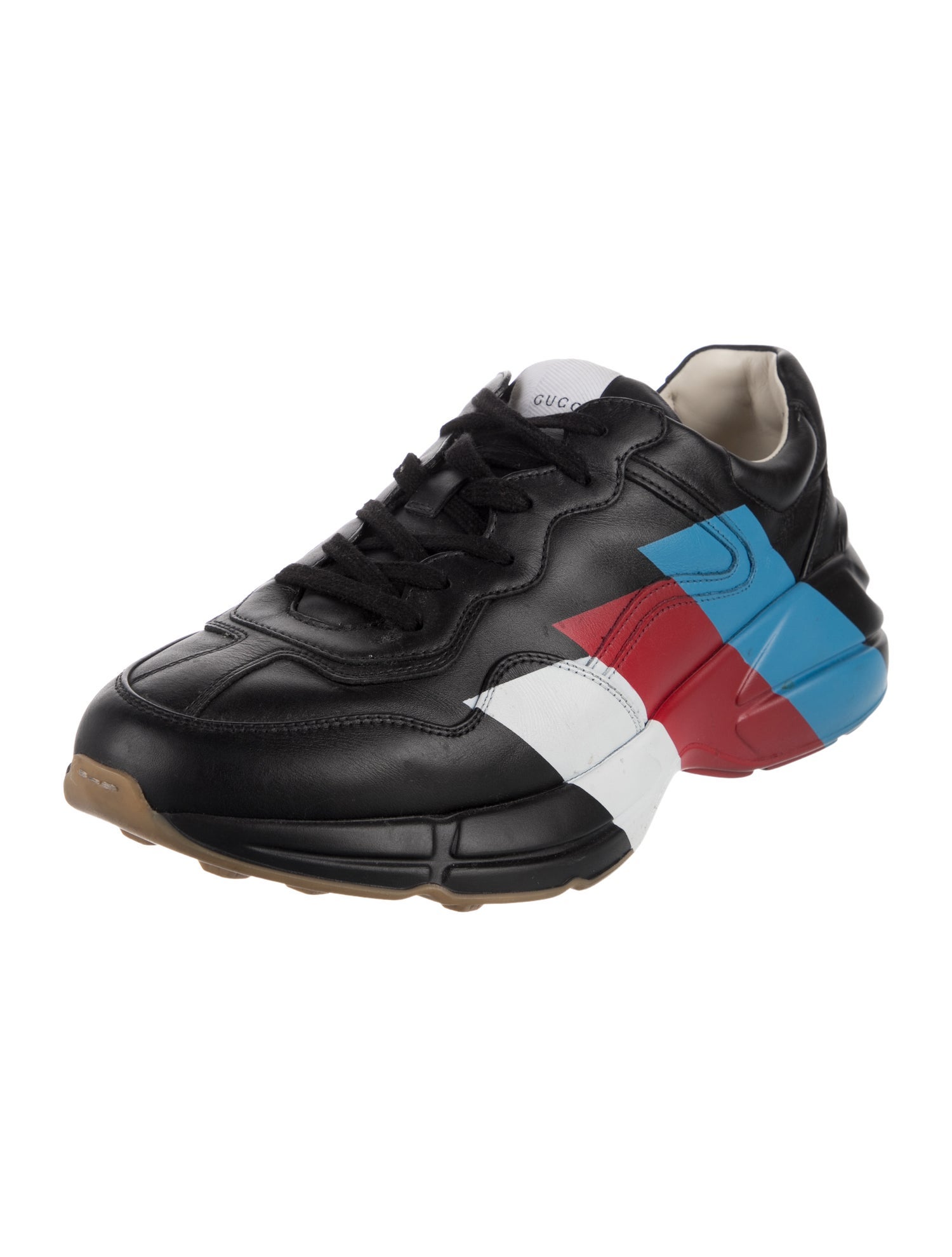 Gucci Sylvie Web Accent Leather Sneakers