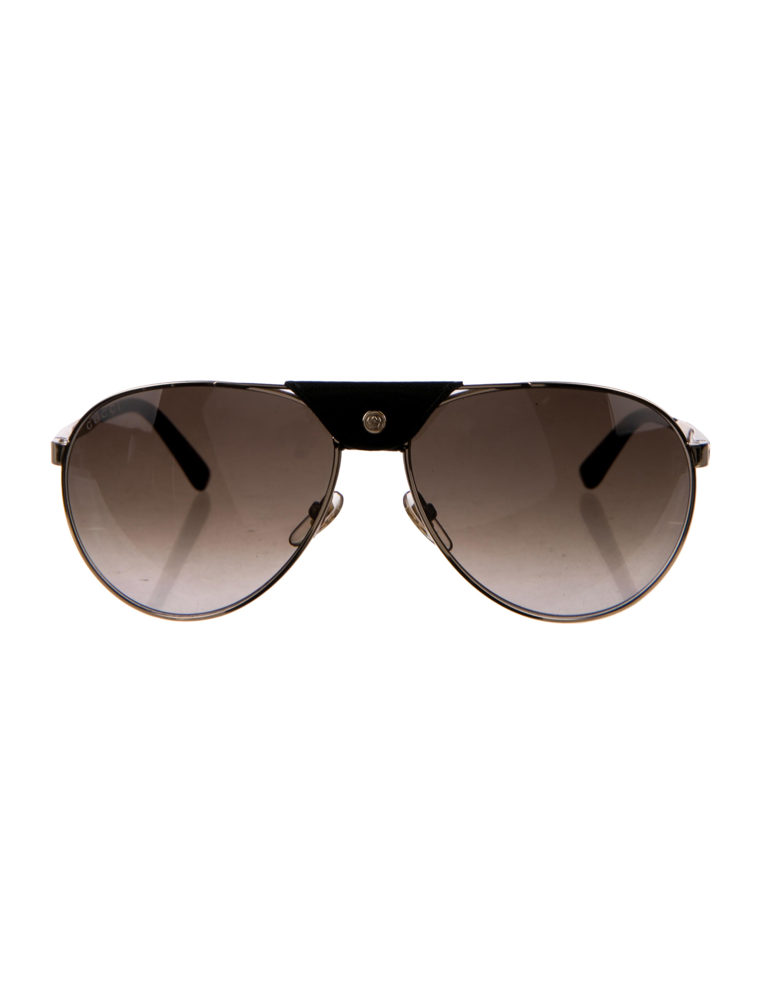 gucci grey gradient aviator sunglasses