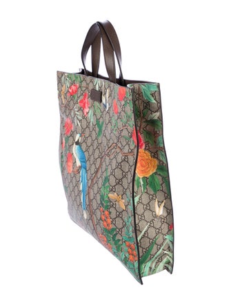 Gucci 2017 Tian Soft GG Supreme Tote