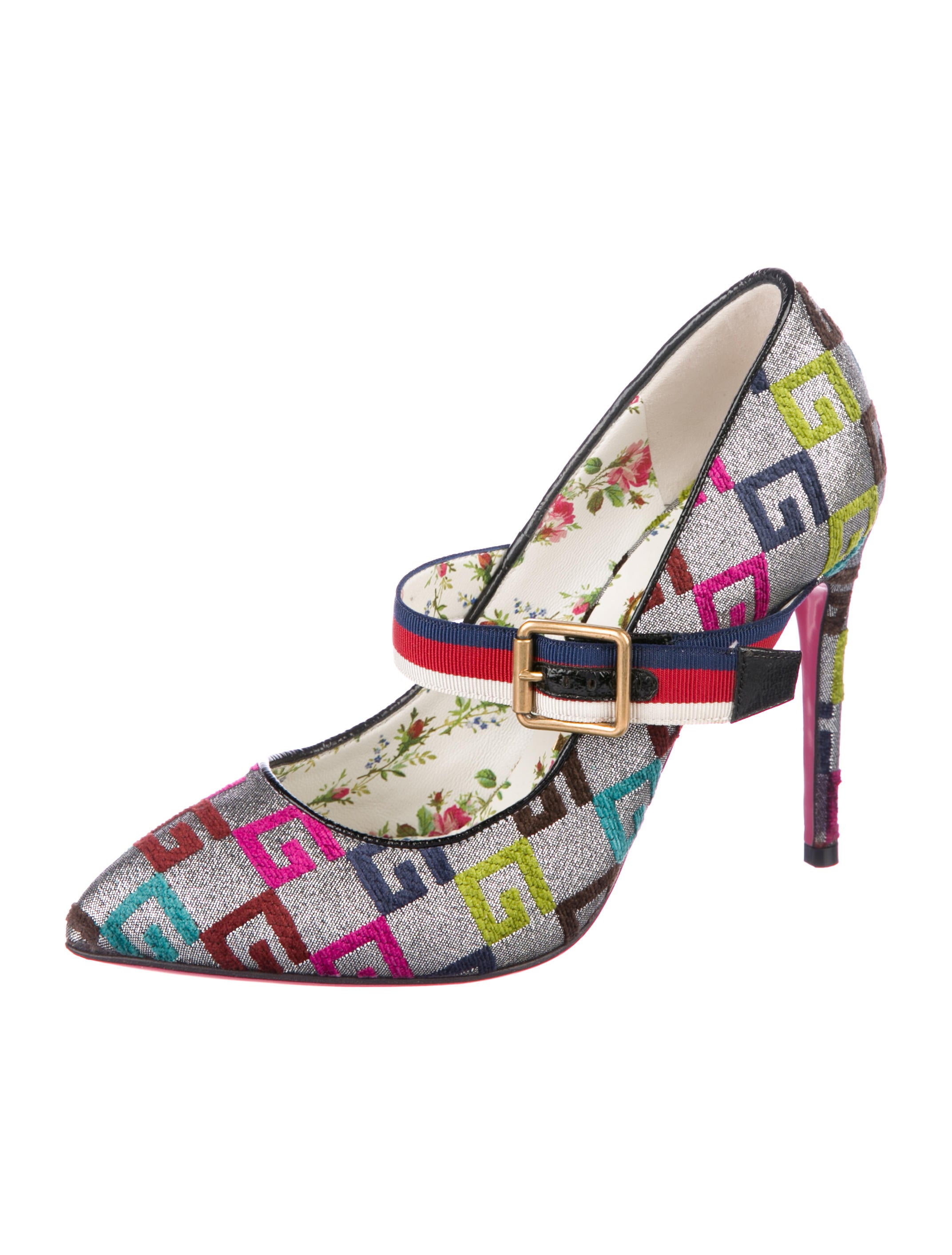 Gucci Velvet G Lurex Pumps Brown Pumps, Shoes GUC215535 The RealReal