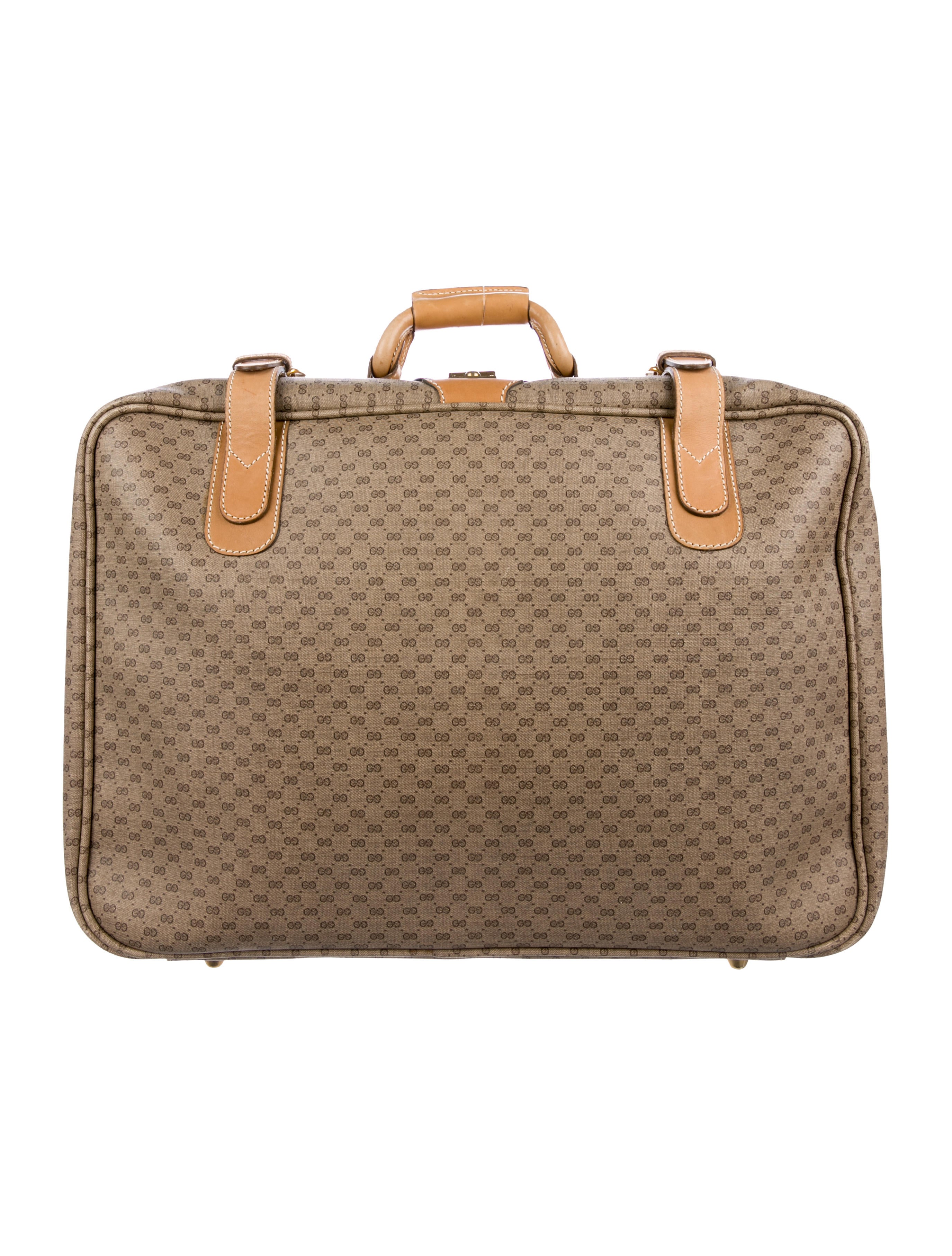 Gucci Vintage Gg Plus Carry On Handbags Guc222781 The Realreal Vintage Gg Plus Carry On