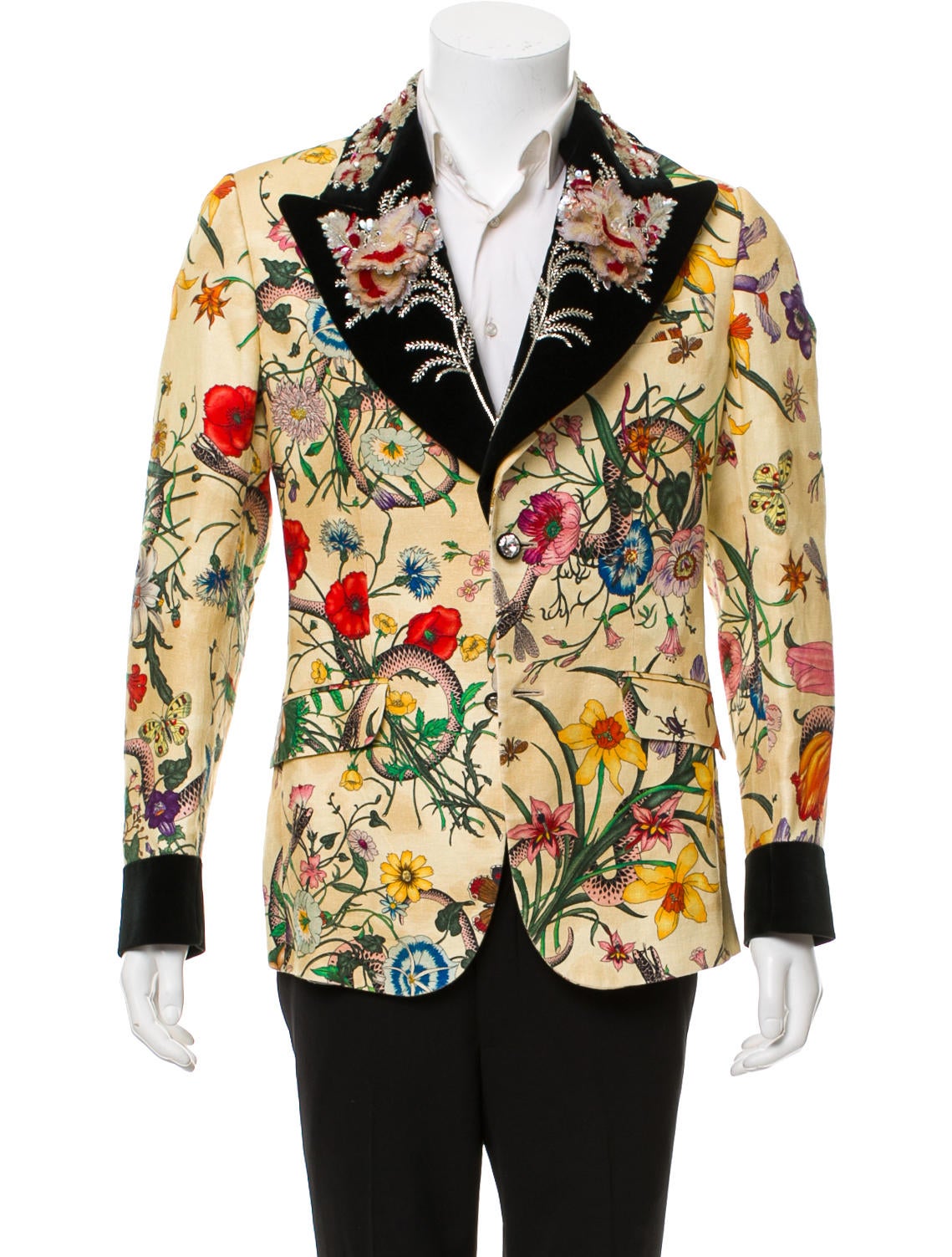 gucci snake blazer