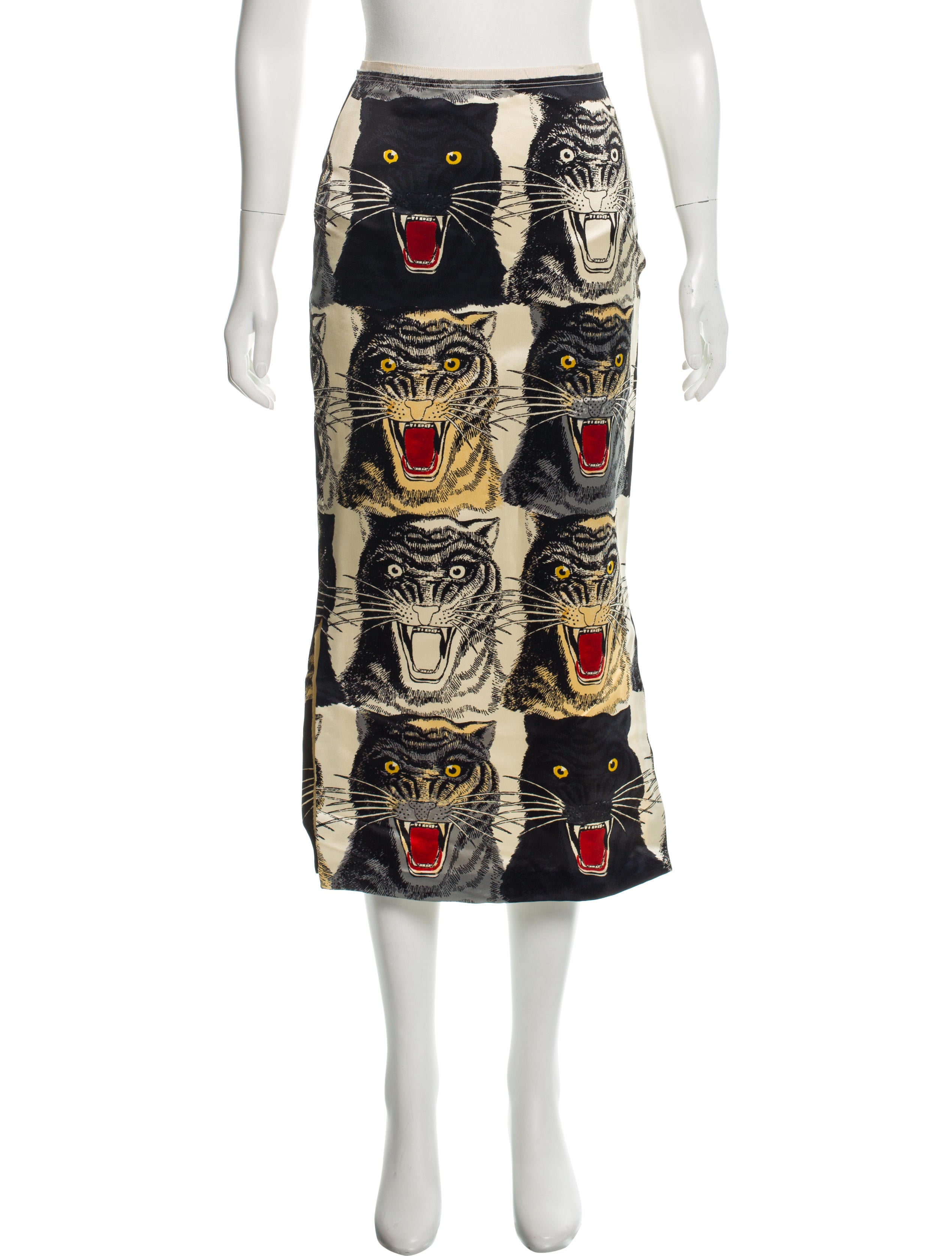 Gucci 2017 Tiger Head Skirt - Brown Skirts, Clothing