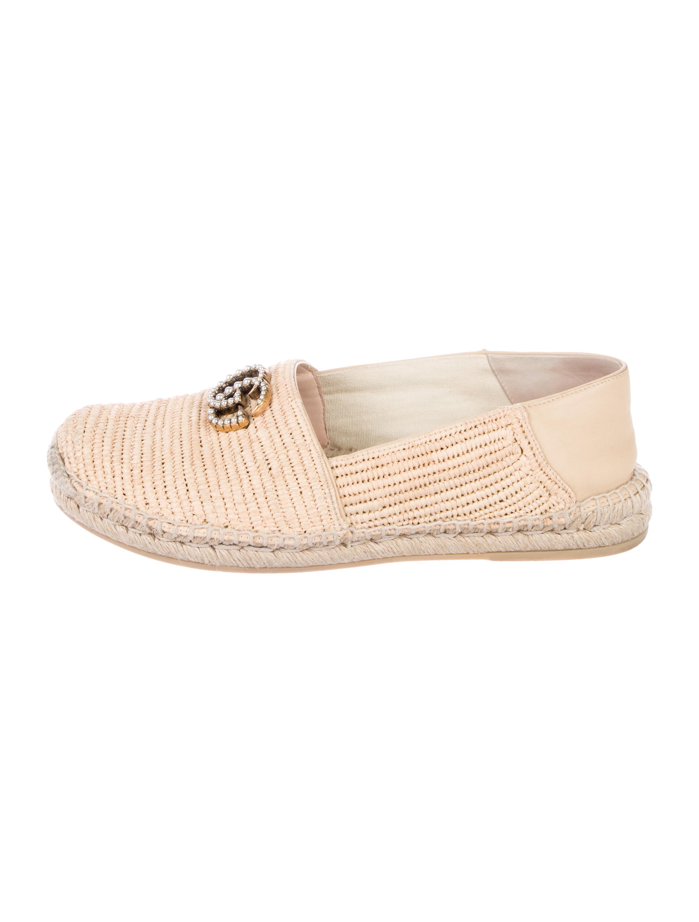 gucci raffia espadrilles