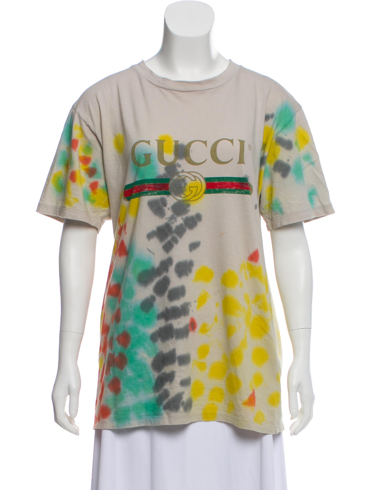 Gucci 2018 Tie-Dye Logo T-Shirt