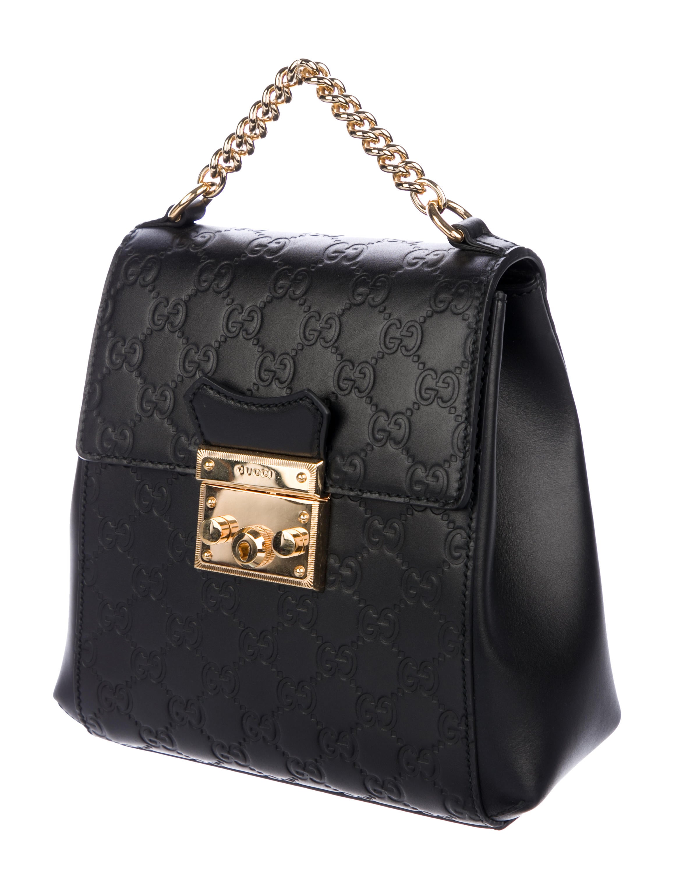 gucci supreme padlock backpack