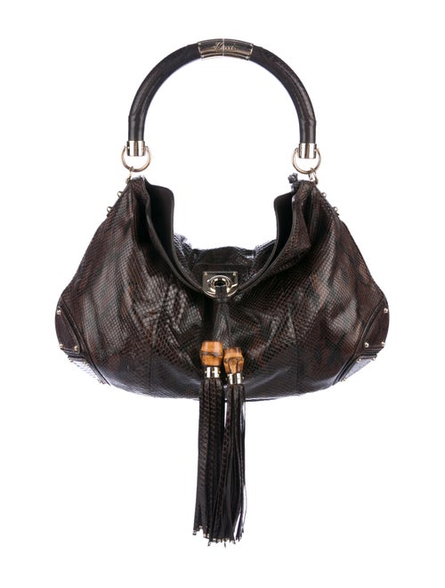 Gucci Python Large Indy Hobo