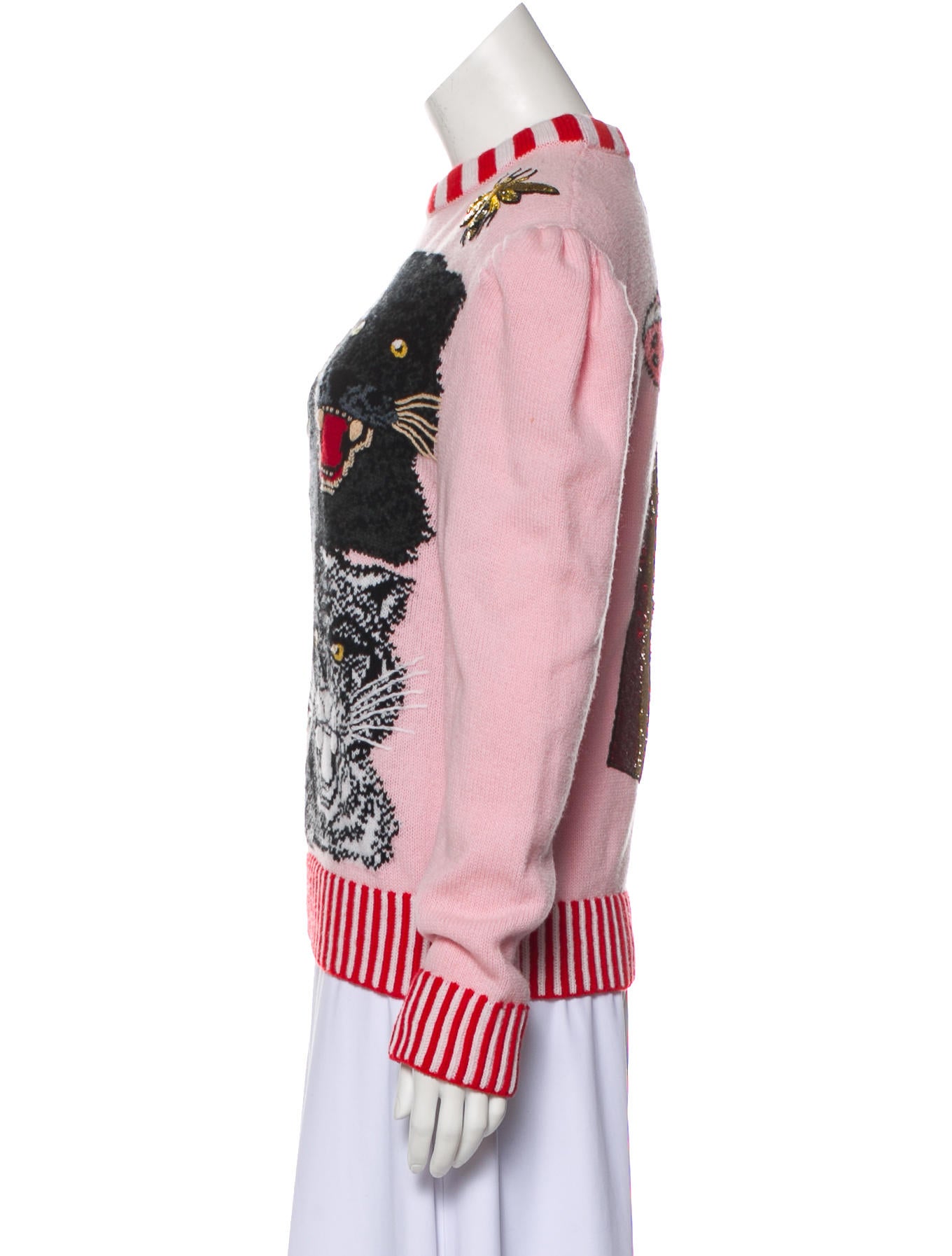 gucci metallic sweater