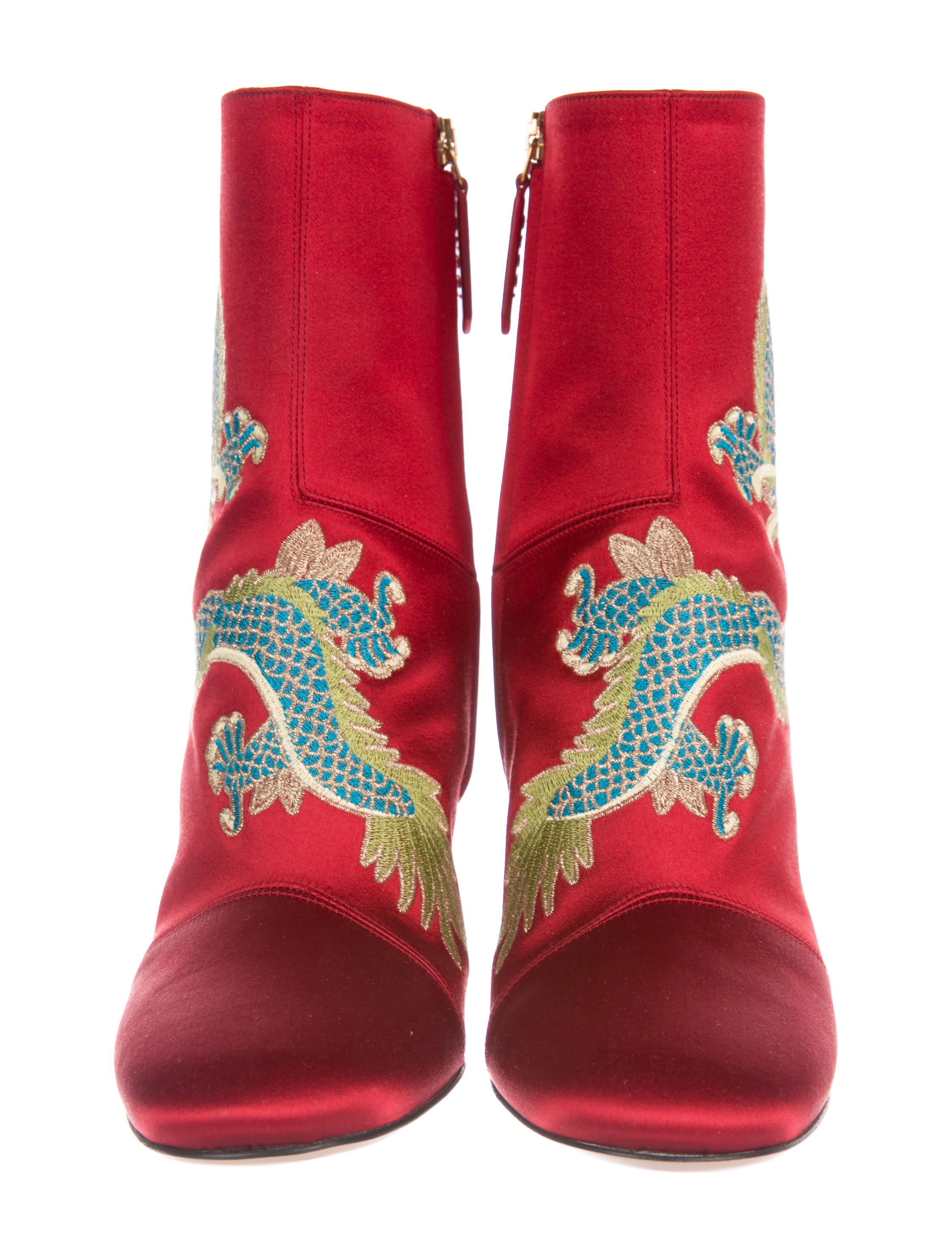 gucci red dragon boots