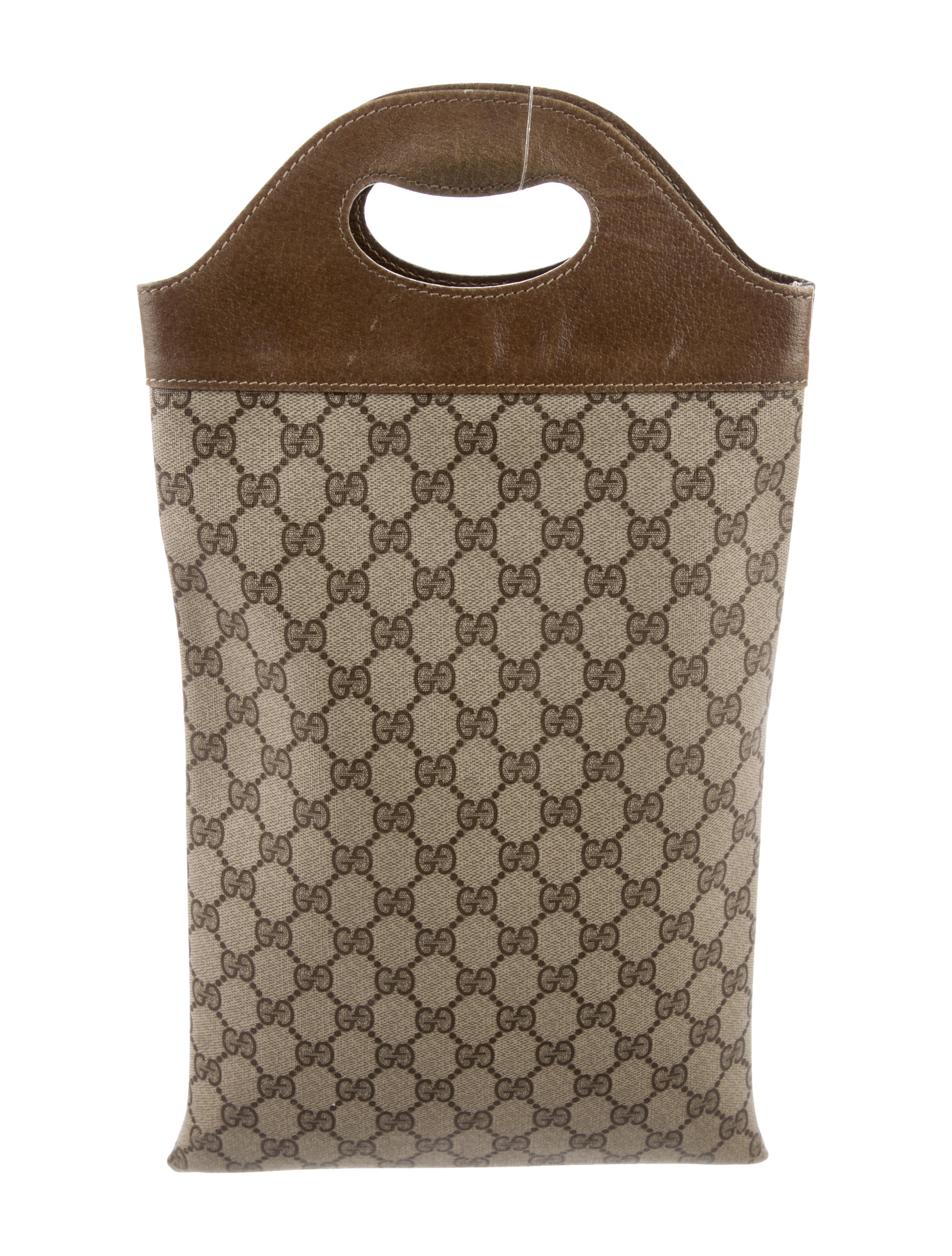 gucci vintage gg plus flat tote - handbags - guc296846 | the