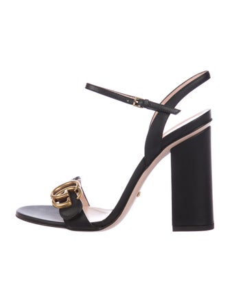 Gucci GG Marmont Ankle Strap Sandals