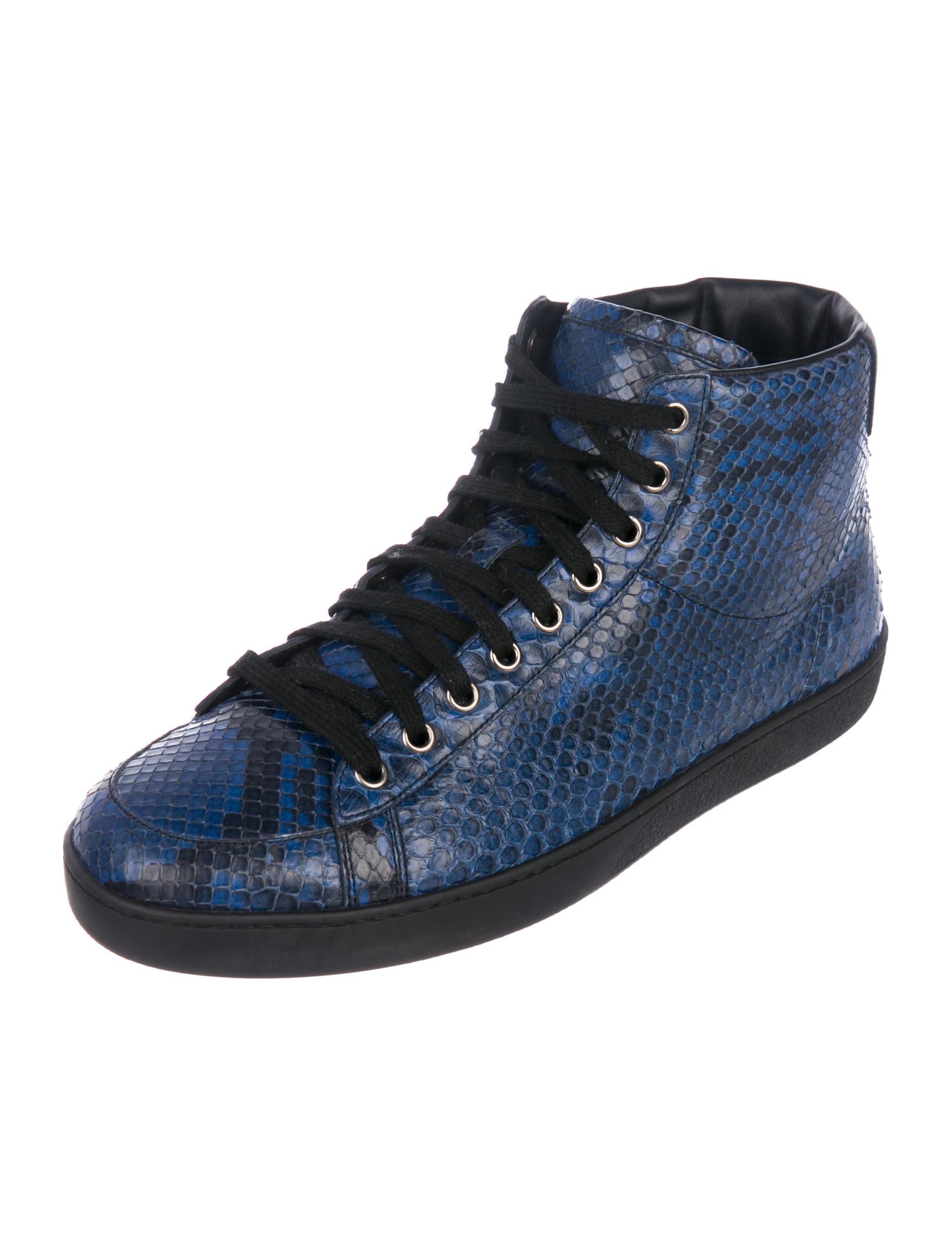 Gucci Python High-Top Sneakers