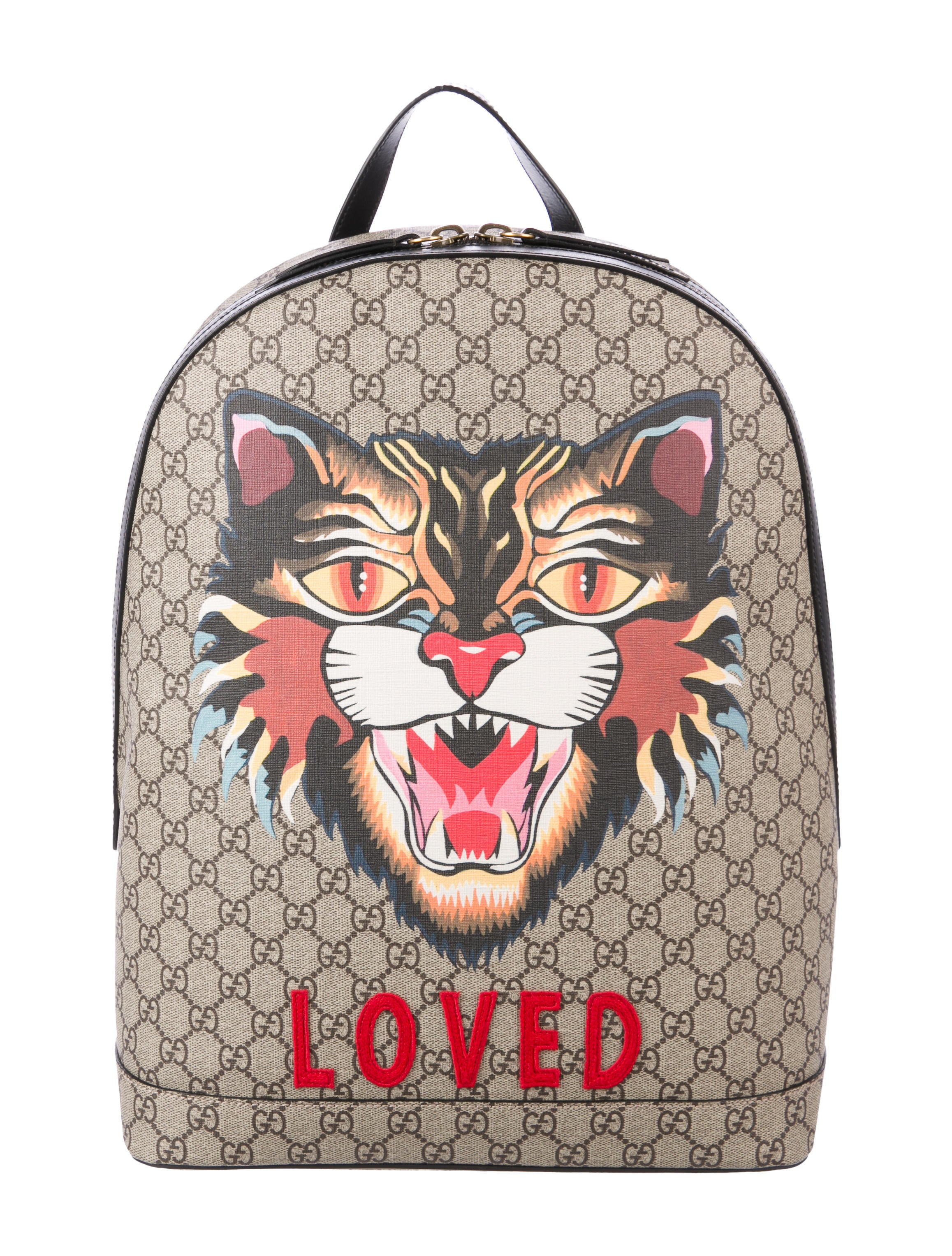 gucci backpack cat