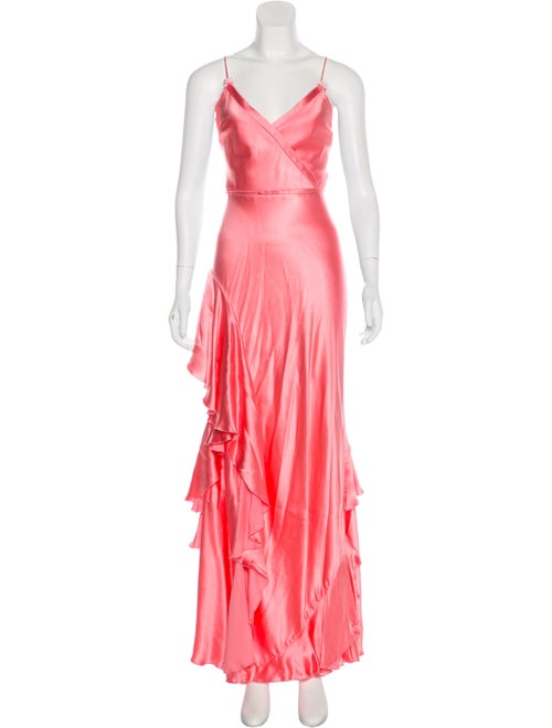 Gucci 2017 Satin Gown Pink