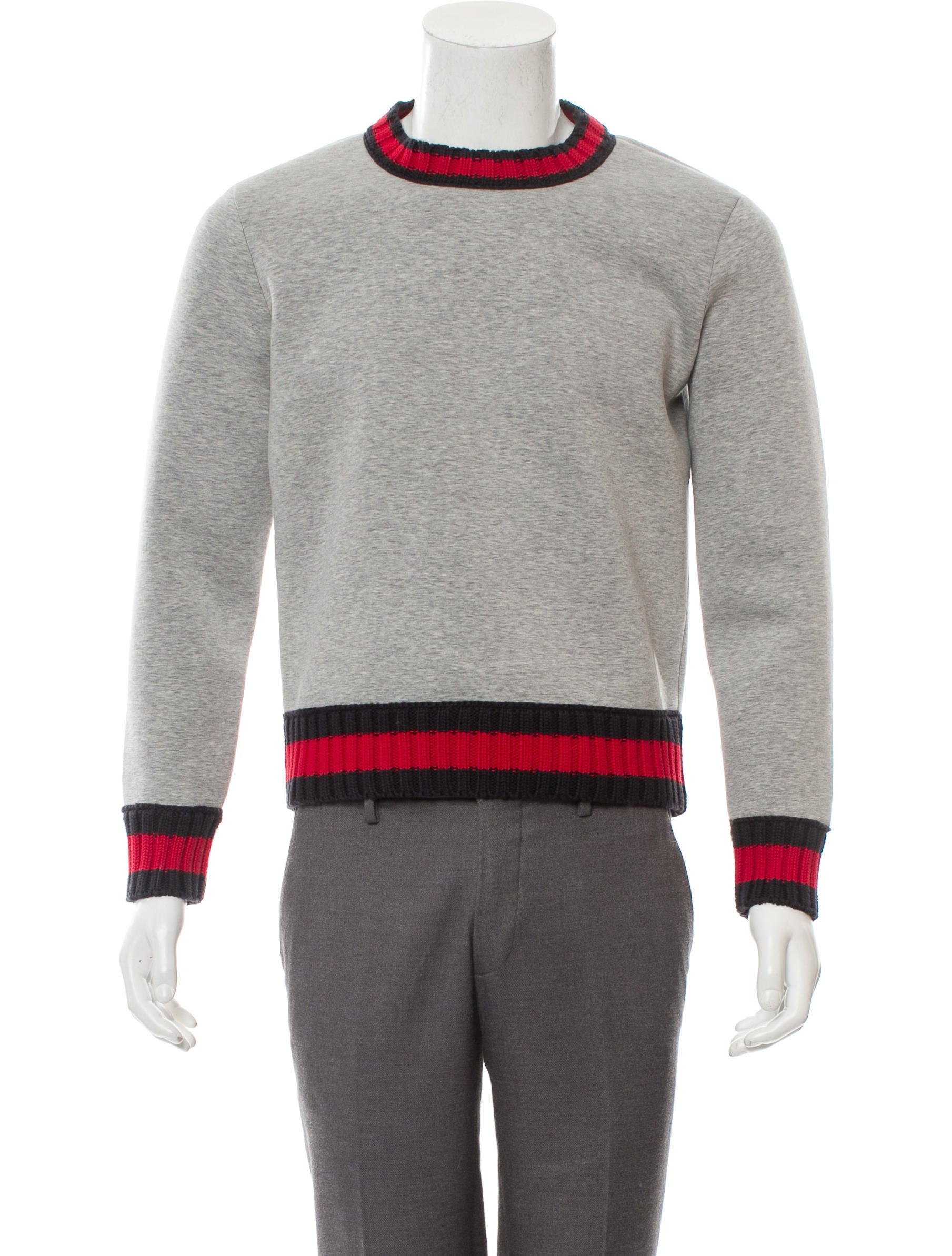 gucci web trim sweatshirt