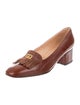 GG Vintage Leather Loafer Pumps image 2