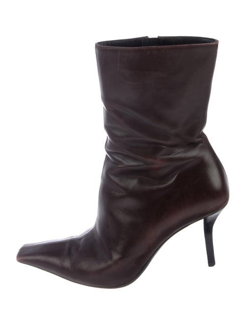 Gucci Leather Ankle Boots