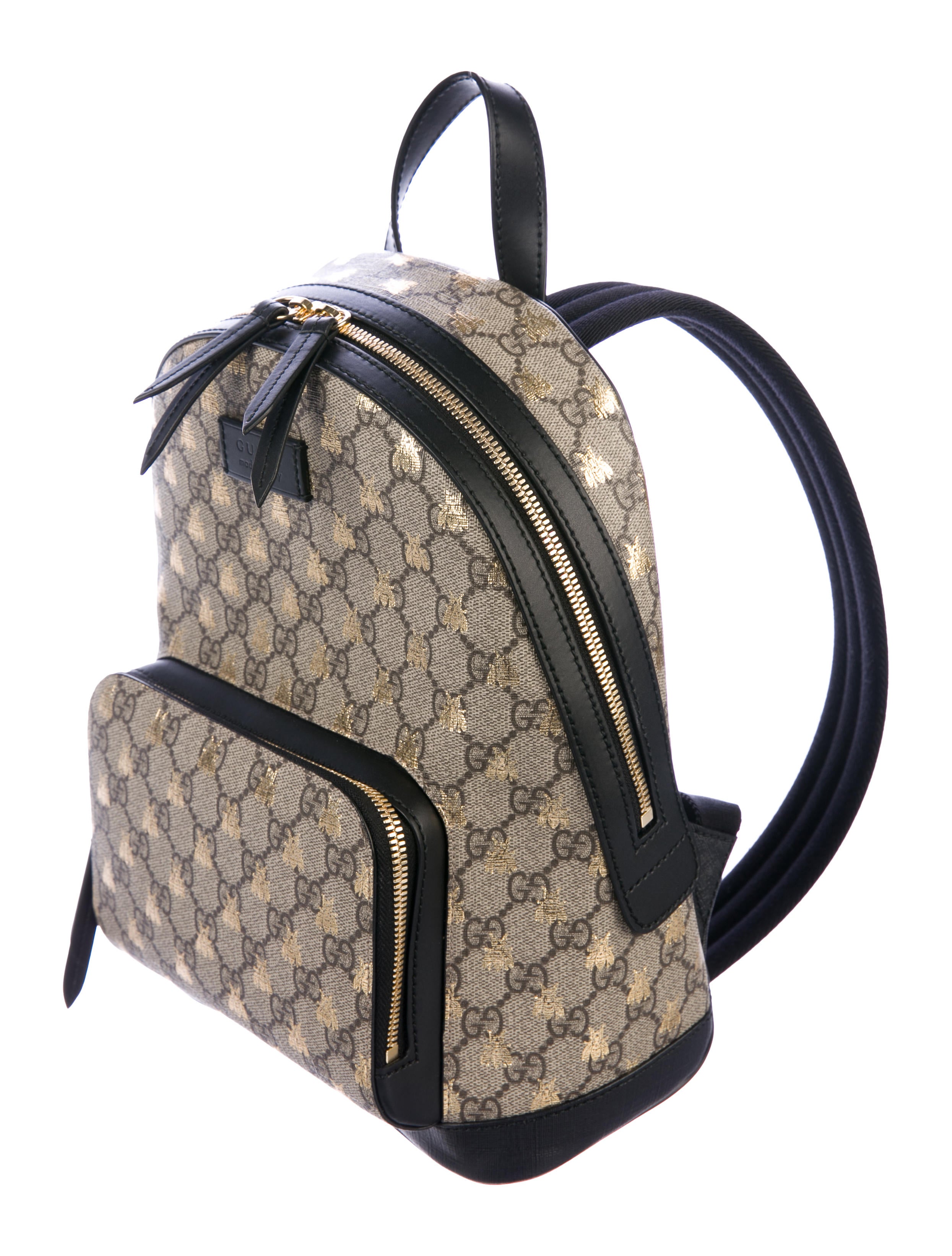 gucci supreme bees backpack