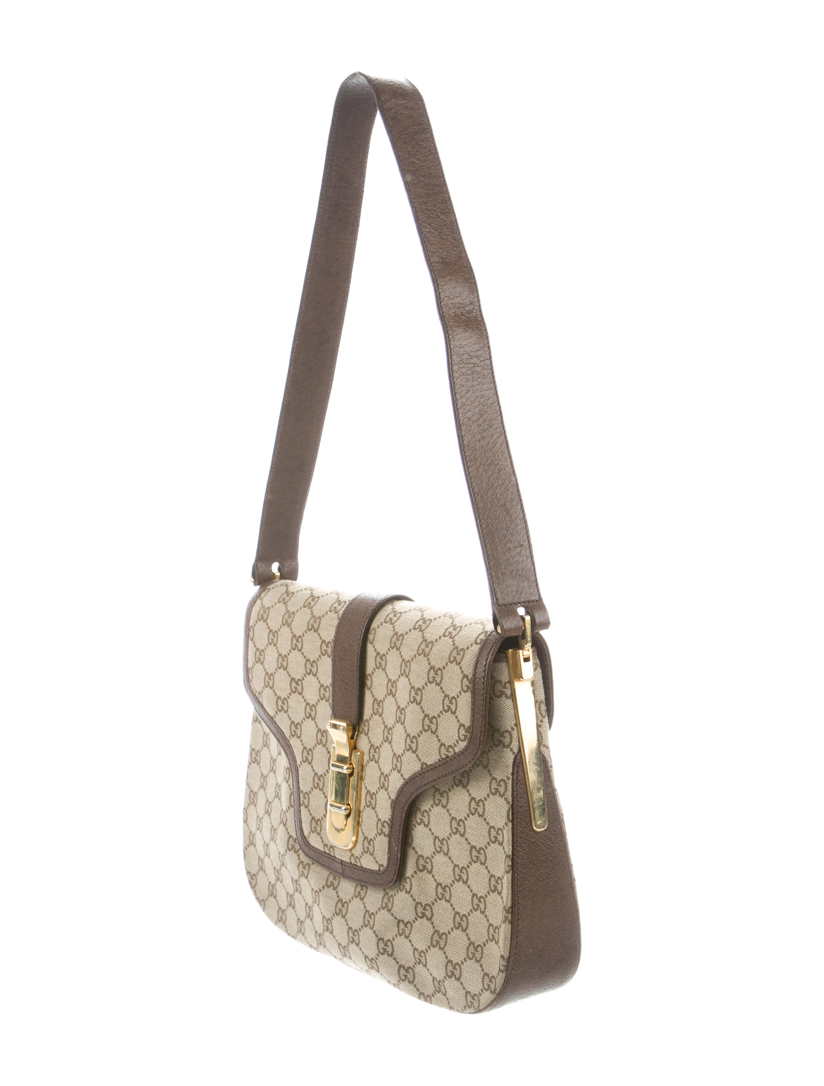 Gucci Vintage GG Plus Shoulder Bag Handbags GUC394809 The RealReal