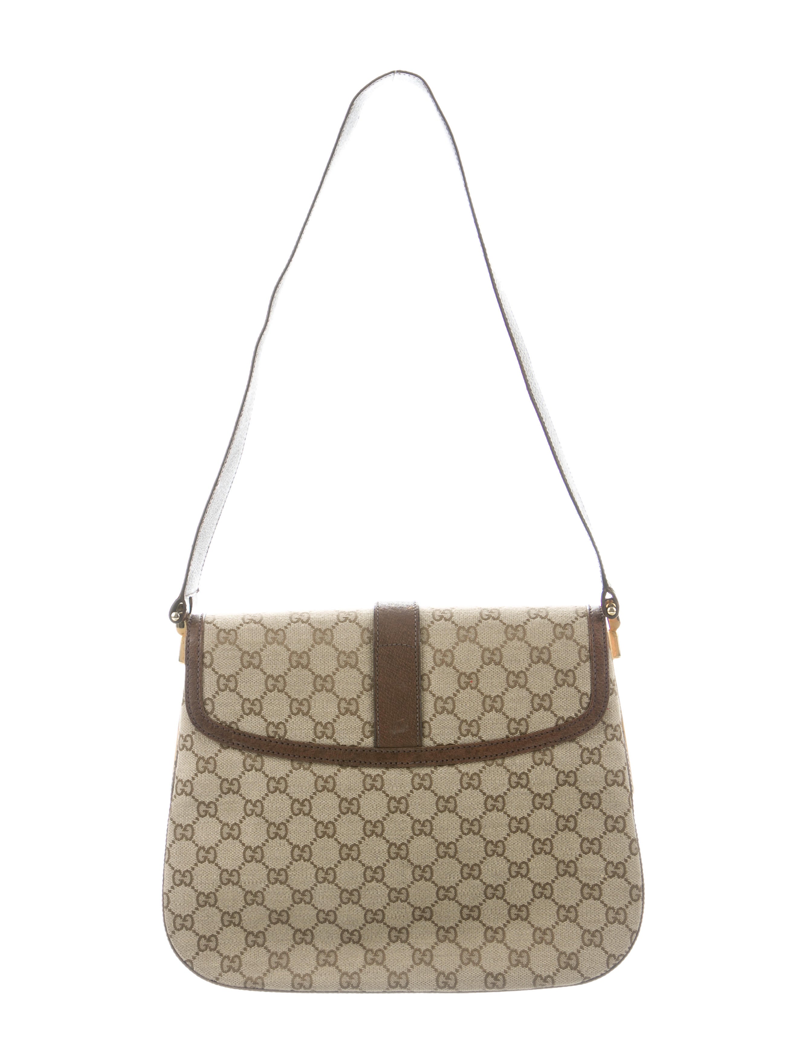 Gucci Vintage GG Plus Shoulder Bag Handbags GUC394809 The RealReal