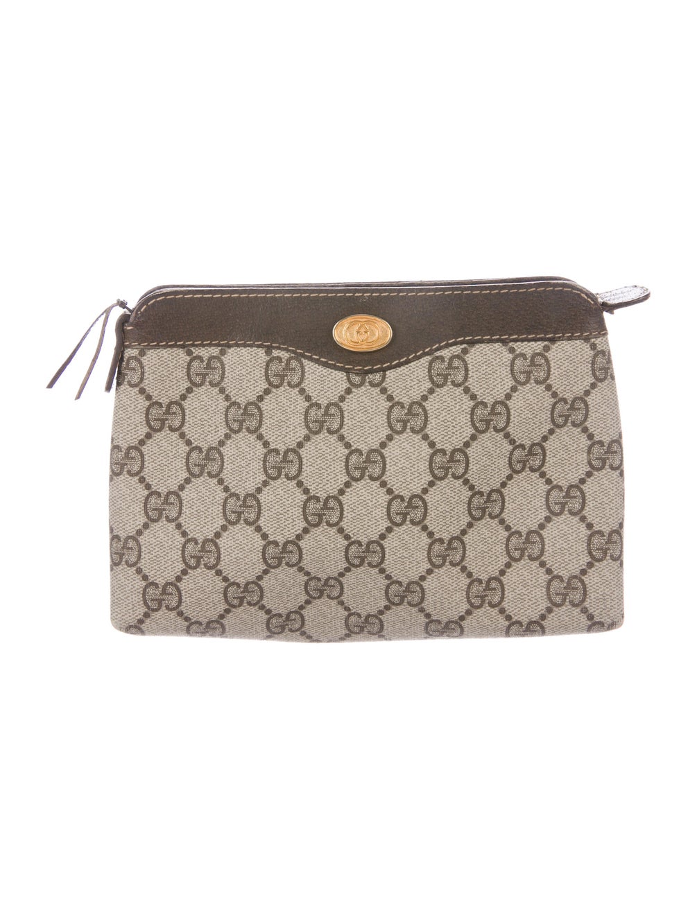 Gucci Vintage GG Cosmetic Pouch Accessories GUC398641 The RealReal
