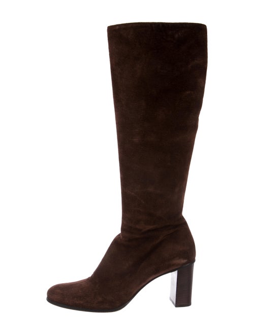 Gucci Suede Knee-High Boots