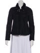 Gucci Suede Fur-Trimmed Jacket