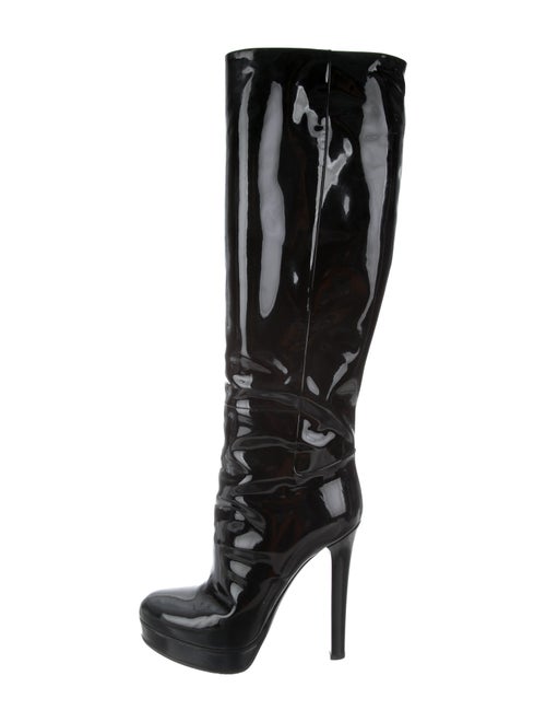 Gucci Patent Leather Platform Over-The-Knee Boots