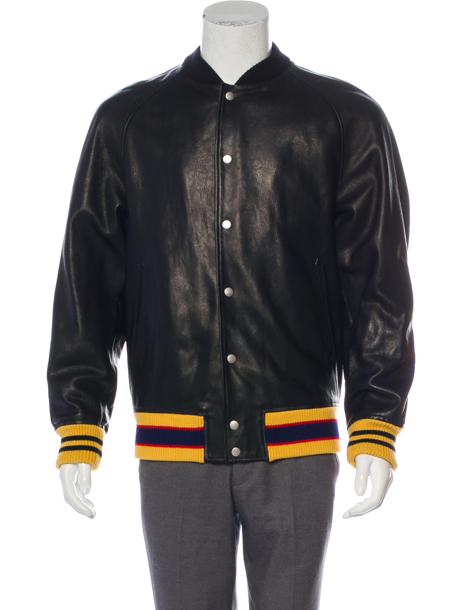 gucci tiger leather jacket