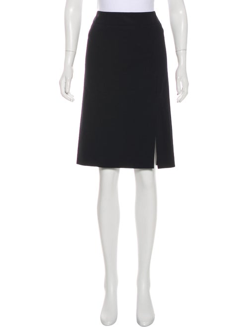 Gucci Wool Pencil Skirt Black