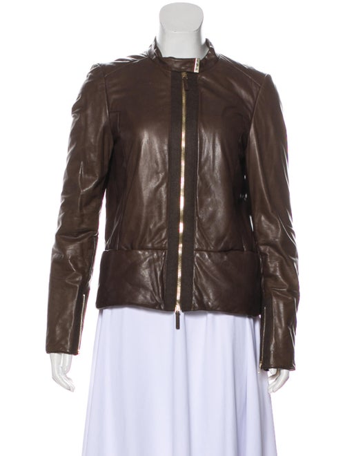 Gucci Leather Puffer Jacket