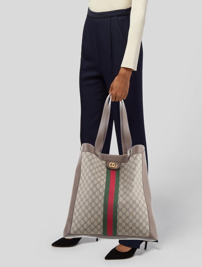 gucci ophidia gg medium tote beige eco features