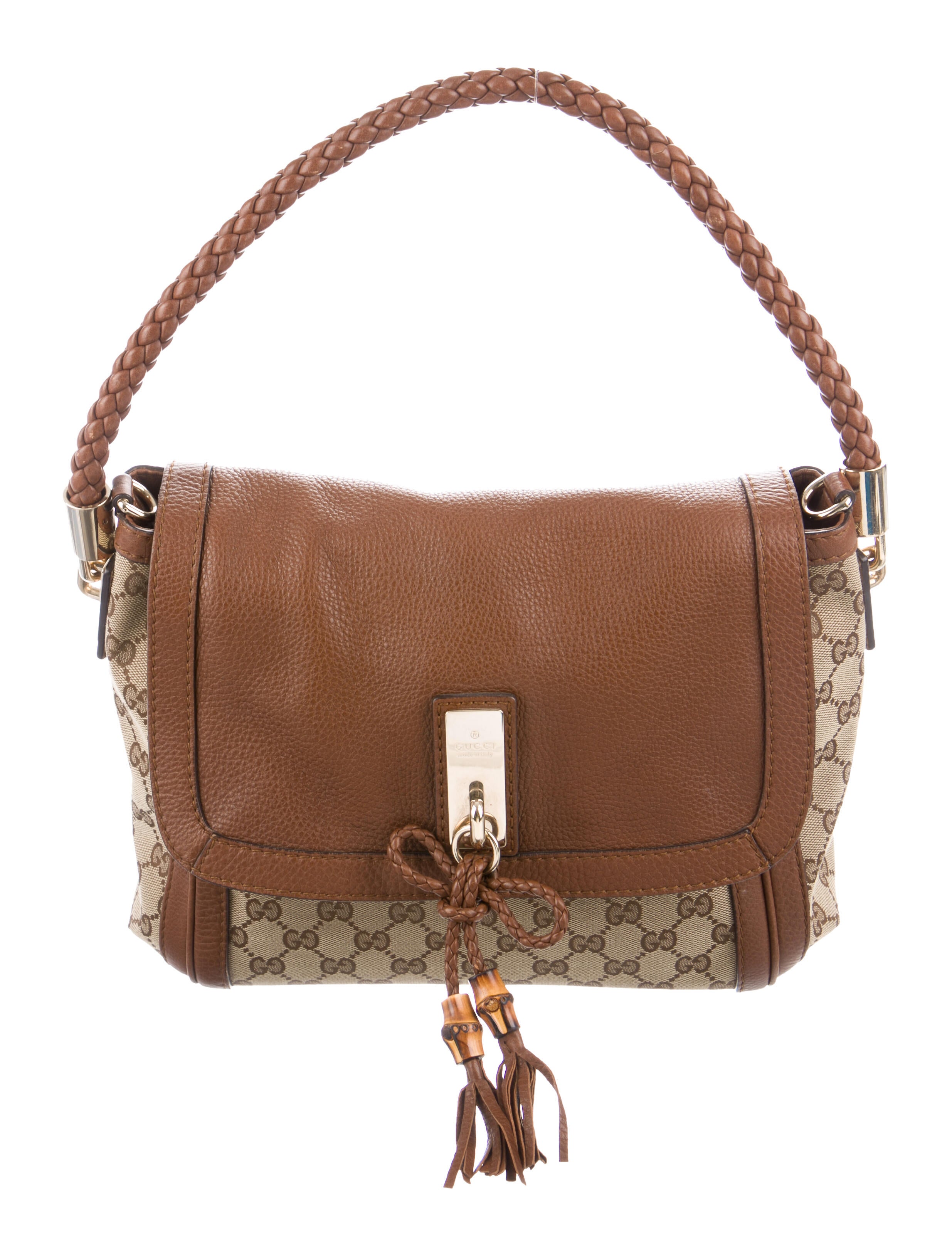 Gucci Medium GG Canvas Bella Shoulder Bag Handbags GUC441367 The