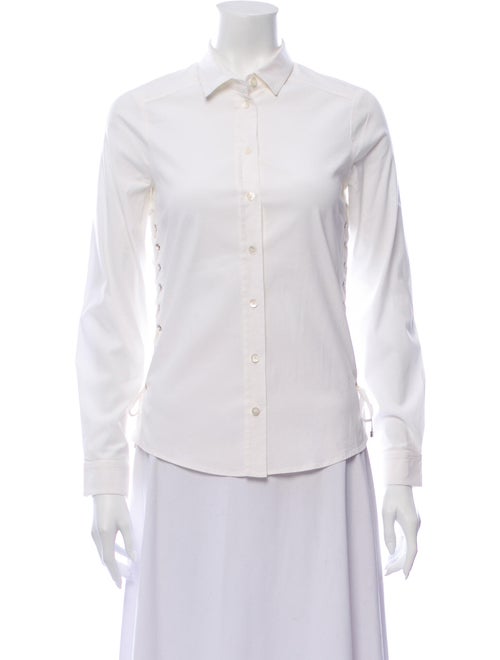 Gucci Long Sleeve Button-Up Top