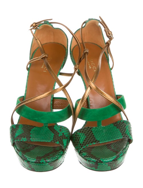 snakeskin gucci sneakers