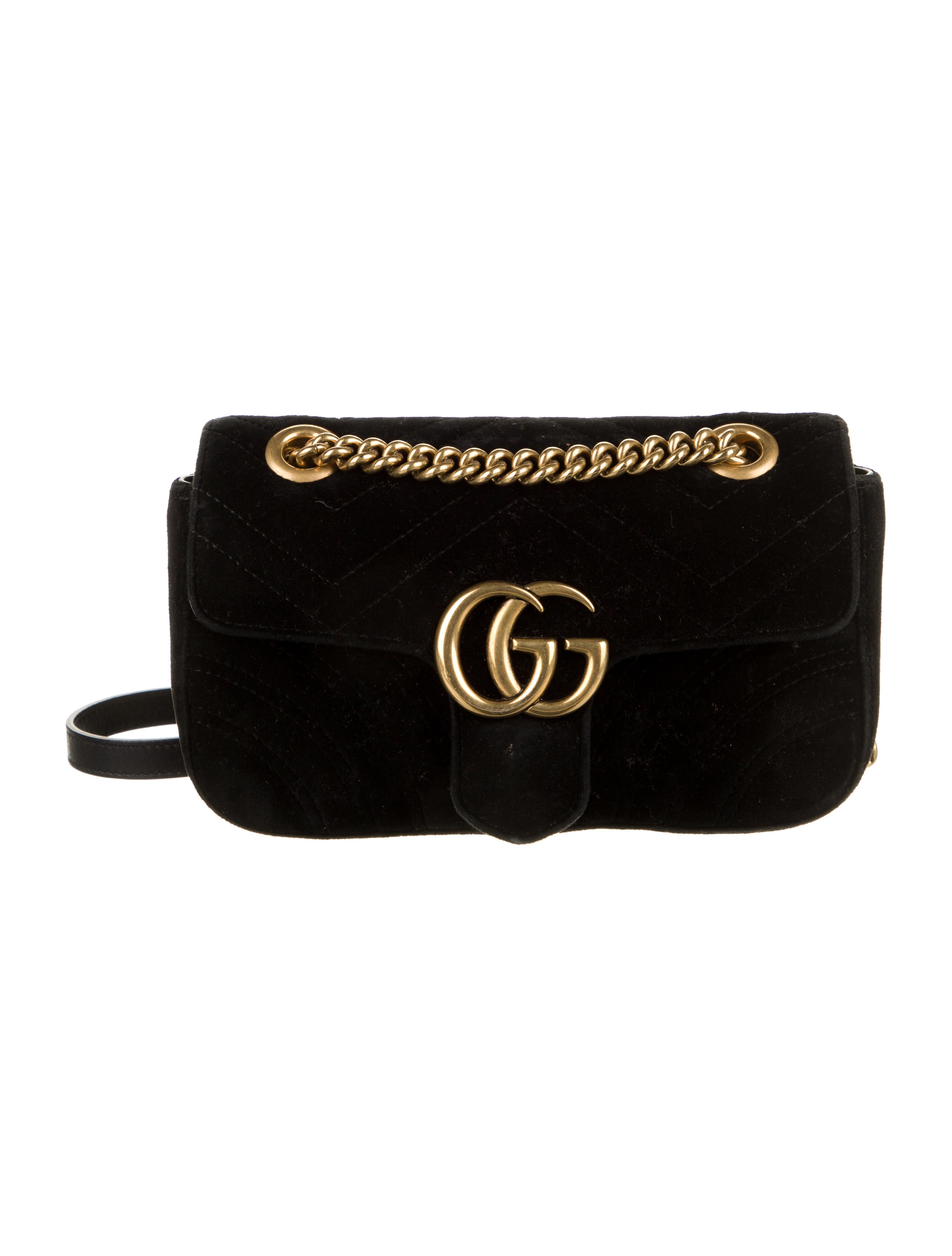 gucci gg marmont velvet shoulder bag