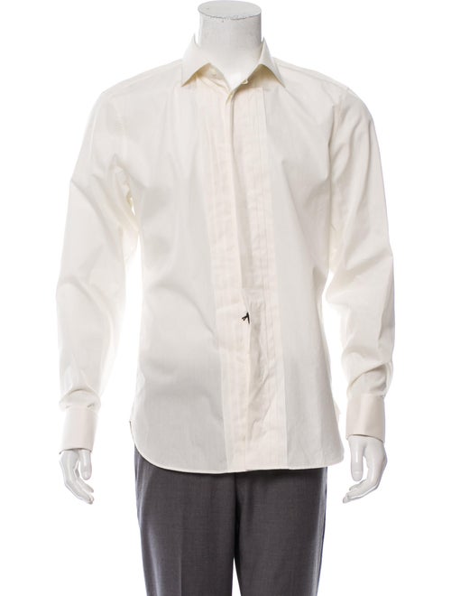 Gucci Pleated Tuxedo Shirt w/ Tags