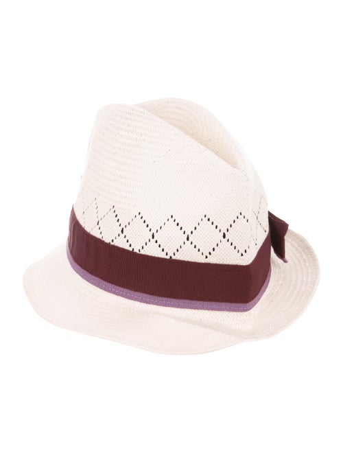 Gucci Straw Fedora Hat