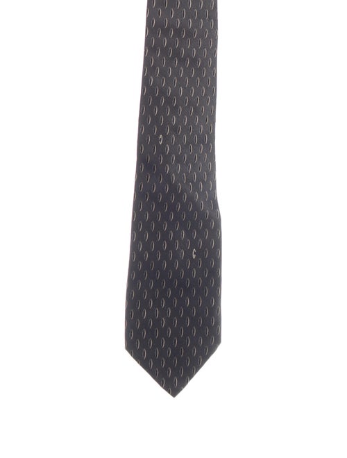 Gucci Patterned Silk Tie blue