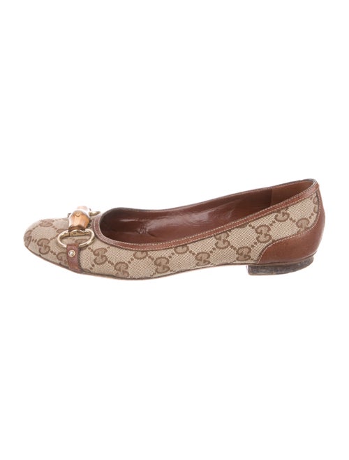 Gucci Bamboo Ballet Flats GG Supreme Ballet Flats